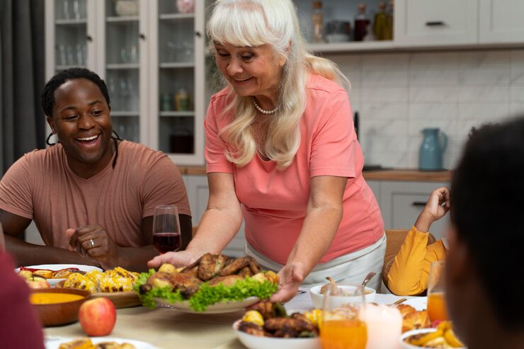 People cooking together